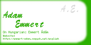 adam emmert business card