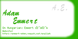 adam emmert business card